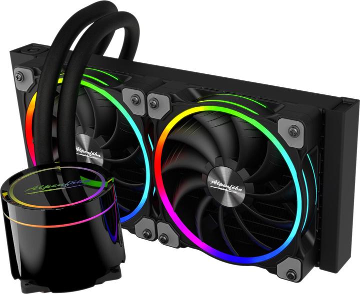 Actual product image Alpenföhn Glacier Water 240 High Speed Complete Water Cooling, ARGB