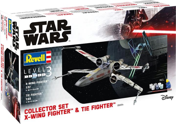 Actual product image Revell Gift Set X-Wing Fighter + TIE Fighter