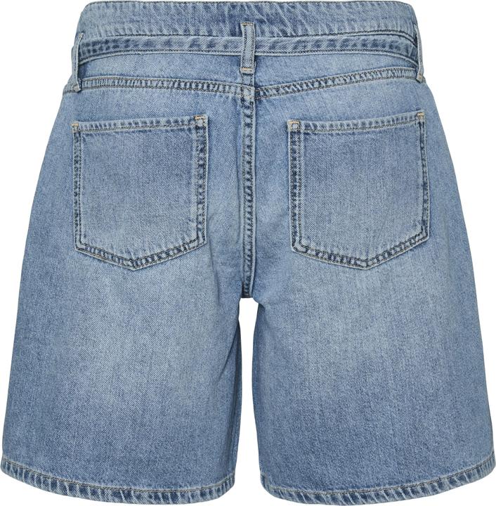 Image du produit Mamalicious Locker geschnitten Mid Rise Shorts Jeans-Shorts (L)