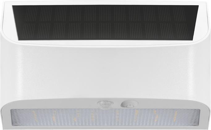 Actual product image Century Arcadia Max Solar LED wall light white (600 lm, IP65)