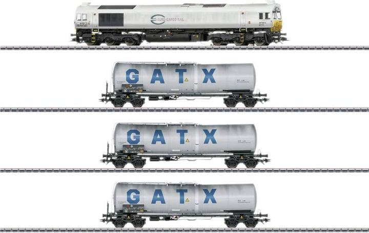 Actual product image Märklin 26077 H0 Zugset Class 77 Kerosin Transport der GATX Rail Germany (Track H0)