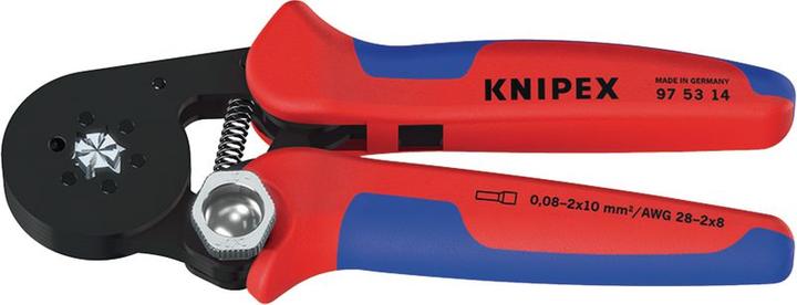 Actual product image Knipex Self-Adjusting Crimping Pliers for wire ferrules (180 mm)