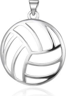 Agato Silver pendant Volleyball ball AGH735