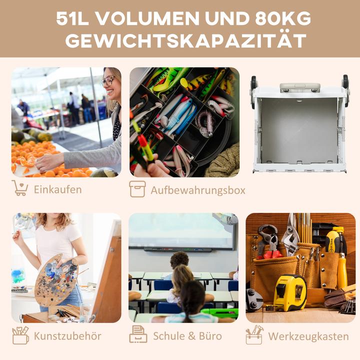 Produktbild Homcom Einkaufstrolley