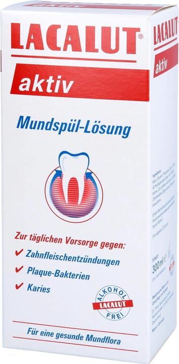 Actual product image Dr. Theiss Lacalut active mouth rinse, 300 ml solution (300 ml, Mouthwash)
