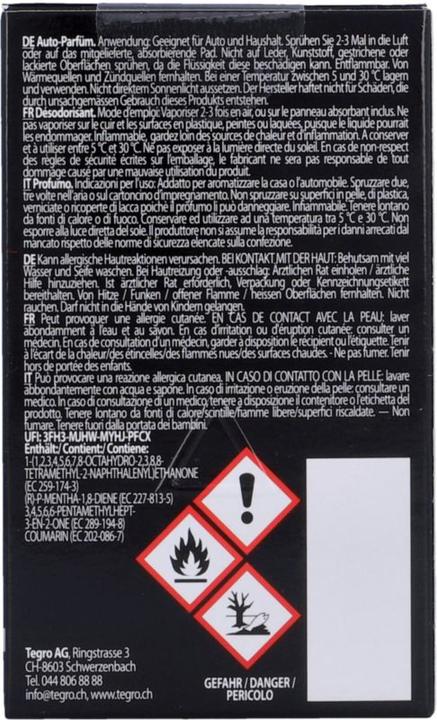 Produktbild Areon Car Perfume Silver 50 ml Glasflasche