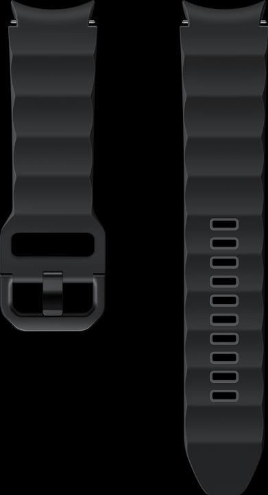 Actual product image Samsung Rugged Sport Band 20mm M/L - black (20 mm, Fluoroelastomer)