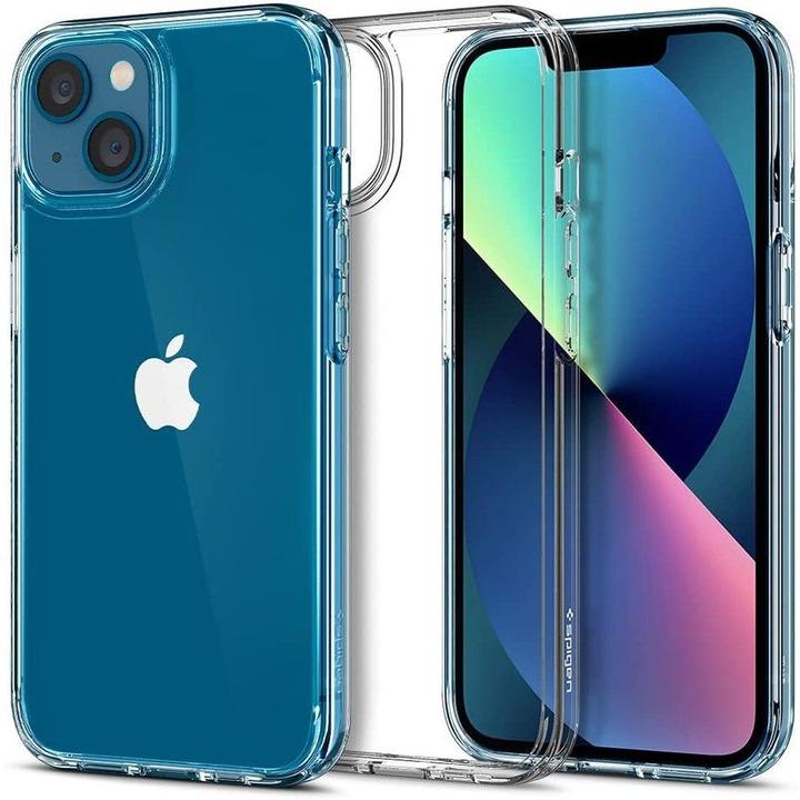 Image du produit Spigen Crystal Hybrid mobile phone case (6.1") Cover Transparent (Apple iPhone 13)