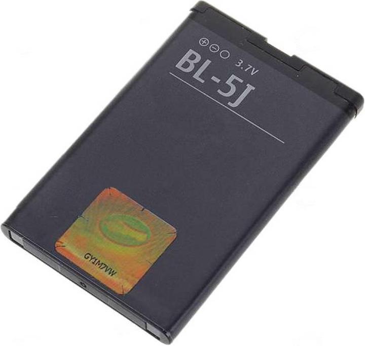 Nokia Bl-5j (Rechargeable battery, Nokia 5800 Xpress Music, Nokia Lumia 520, Nokia Lumia 530, N900, Nokia 5228, Nokia 5230, Nokia Asha 200, Nokia Asha 201, Nokia Asha 302, Nokia C3-00, Nokia X1-00, Nokia X1-01, Nokia X6-00)