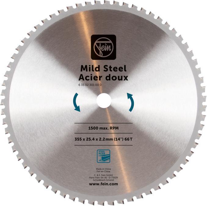Produktbild Fein Sägeblatt Baustahl Ø 355mm Z66 63502301000 für Metallkappsäge MKAS 355