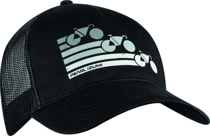Immagine prodotto Pearl Izumi Cappello Trucker riciclato a strisce di bicicletta nero