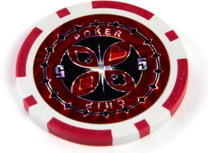 Actual product image Ultimate Poker 25 Chips value 5 (laser chip)