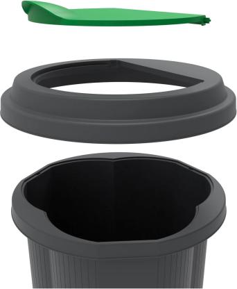 Produktbild Exacompta Abfalleimer Tri Bin EcoBlack (50 l)