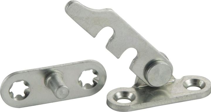Produktbild Maco Drehkipp-Begrenzer 1-flügelig, rechts, Stahl verzinkt silberfärbig (10890)