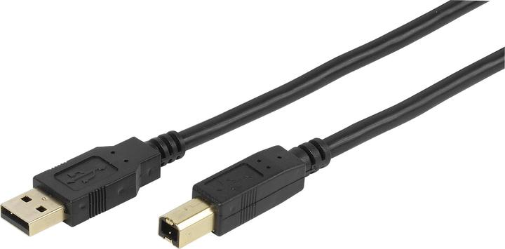 Produktbild Vivanco USB 2.0 zert.KabelA-B (5 m, USB 2.0)