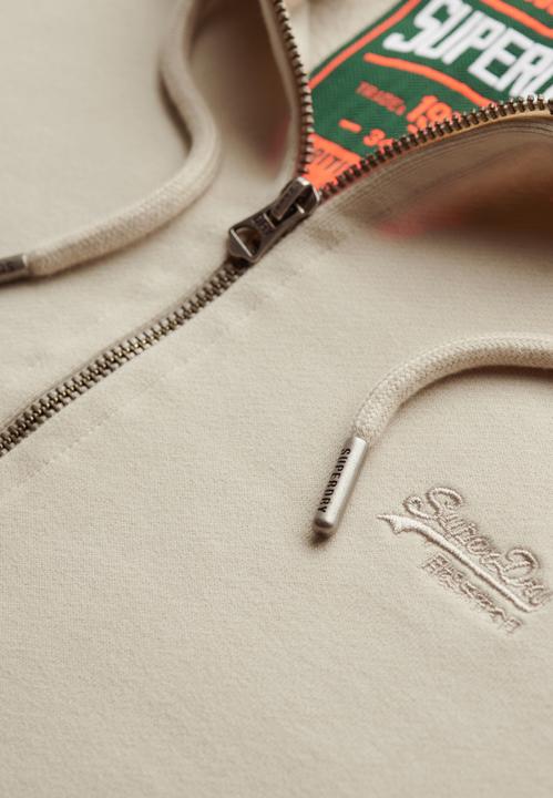 Actual product image Superdry Sweatjacke Casual Figurbetont Essential Logo Zip Hoodie (L)