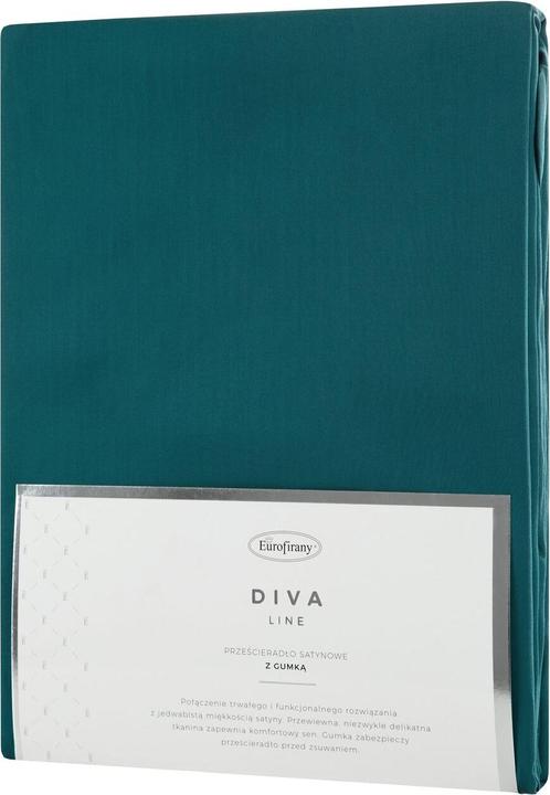 Immagine prodotto Eurofirany Lenzuolo DIVA LINE DINA in raso di cotone con fascia elastica 140 x 200 x 30 cm (140 x 200 cm)