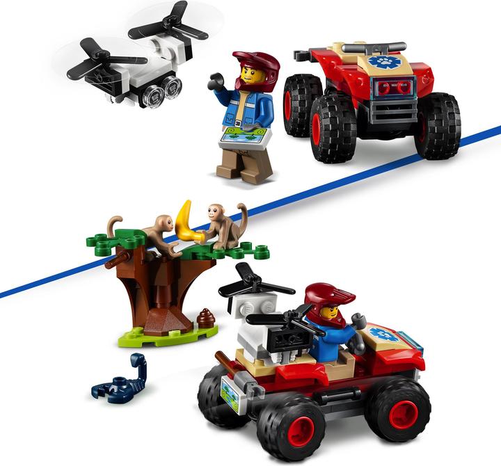Image du produit LEGO Quadrant "Sauvetage des animaux (60300, LEGO City)