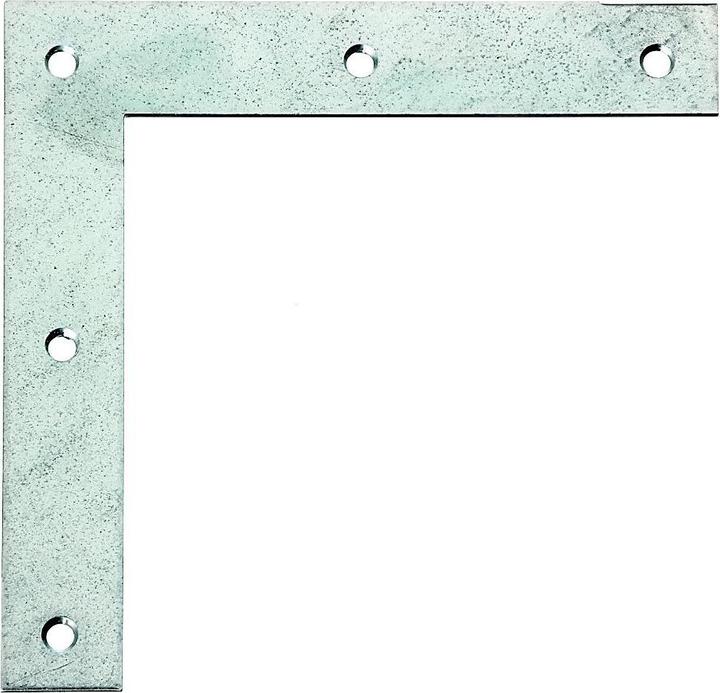 Produktbild Alberts Eckwinkel quadratisch 120 x 120 x 20 mm, sendzimirverzinkt, 1 Stck (Eckwinkel, 1 Stk.)