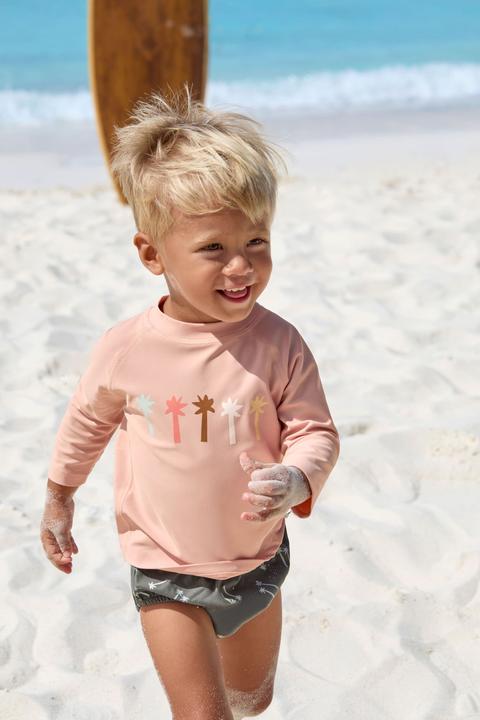 Actual product image Lässig Baby-Bademode Bade-Shirt LSF Long Sleeve Rashguard - Palms (98)