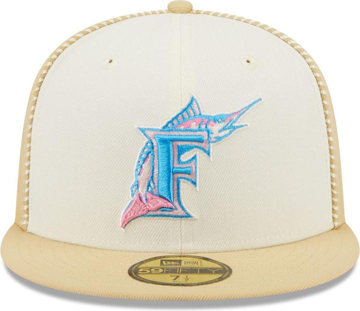Actual product image New Era 59Fifty Cap - SEAM STITCH Florida Marlins - 7 (7)