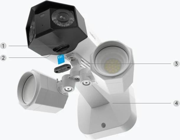 Productafbeelding Reolink Schijnwerper F750P 4K camera (4608 x 1728 pixels)