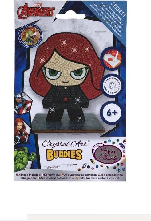 Produktbild Craft Buddy Black Widow, Crystal Art Figur ca. 11x8cm