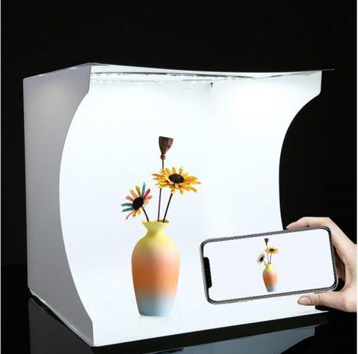 Produktbild Puluz Fotostudio mit integrierter LED Beleuchtung (33 cm, 33 cm)