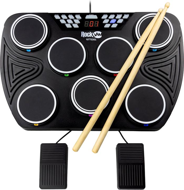 Image du produit PDT Kit de batterie RJ TT 7 Pad Elec MIDI BT (Batterie électronique)