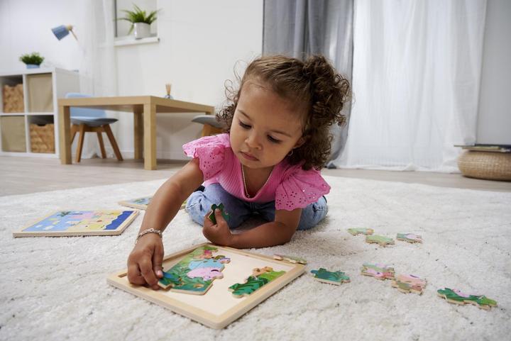 Produktbild Eichhorn Peppa Pig, Einlegepuzzle, 3-sort. (20 Teile)