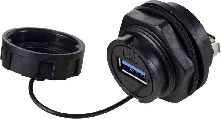 Image du produit Tru Components USB 3,0 Einbau Durchführung TC-12770416 Inhalt: 1 St.