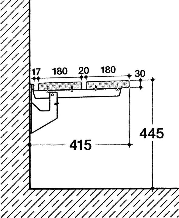 Actual product image Hebgo Self-folding bench seat console