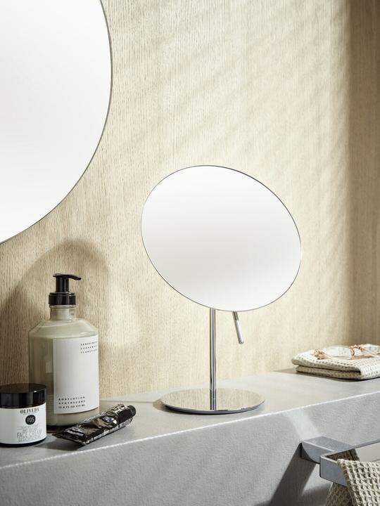 Immagine prodotto Emco pure standing mirror, regolabile in altezza, diametro 153 mm, cromo, 109400117