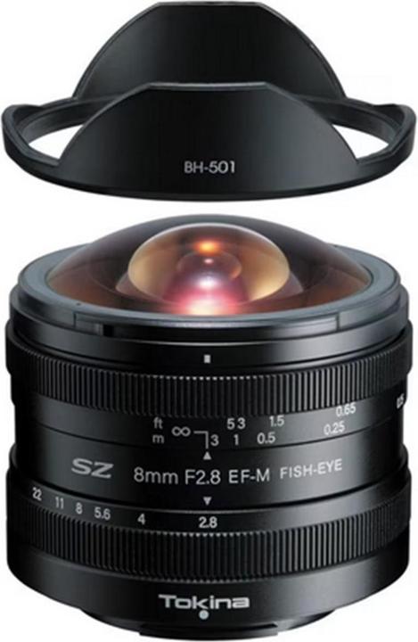 Produktbild Tokina SZ 8mm 1:2.8 Fisheye Canon EF-M (Canon EF-M, APS-C / DX)