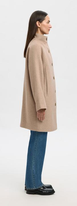 Actual product image Selected Femme Slfvinni Wool Blend Coat Noos (38)