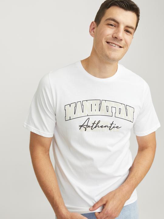 Actual product image Jack & Jones Jrebnewyork Tee Ss Crew Neck Sn (L)