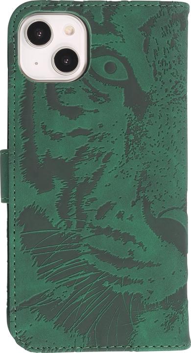 Image du produit PhoneLook Fourre Flip 3D en similicuir Oeil du tigre (Apple iPhone 15 Plus)