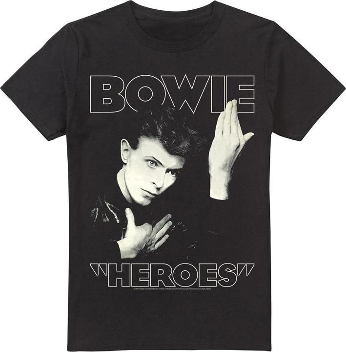 David Bowie Heroes Cover TShirt (XL)