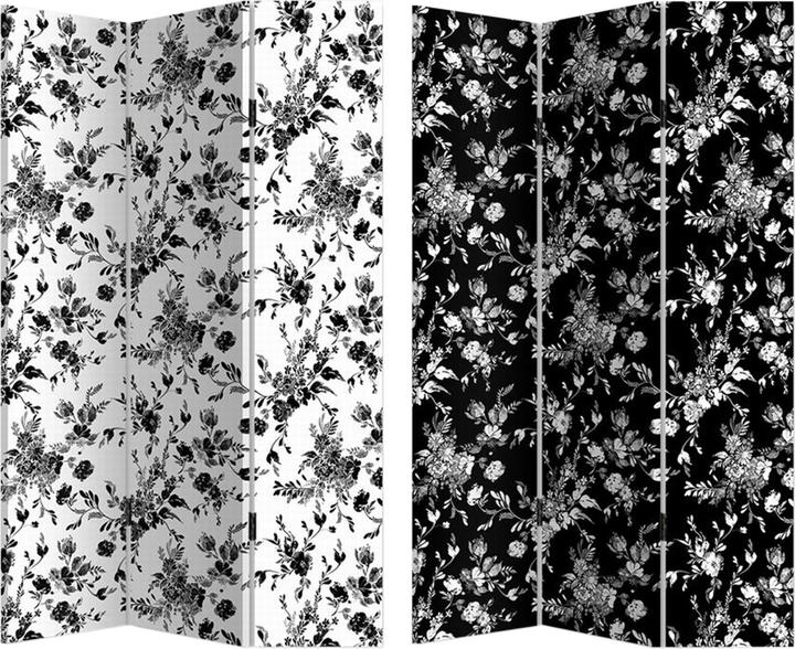 HTI-Living Paravent Black and White