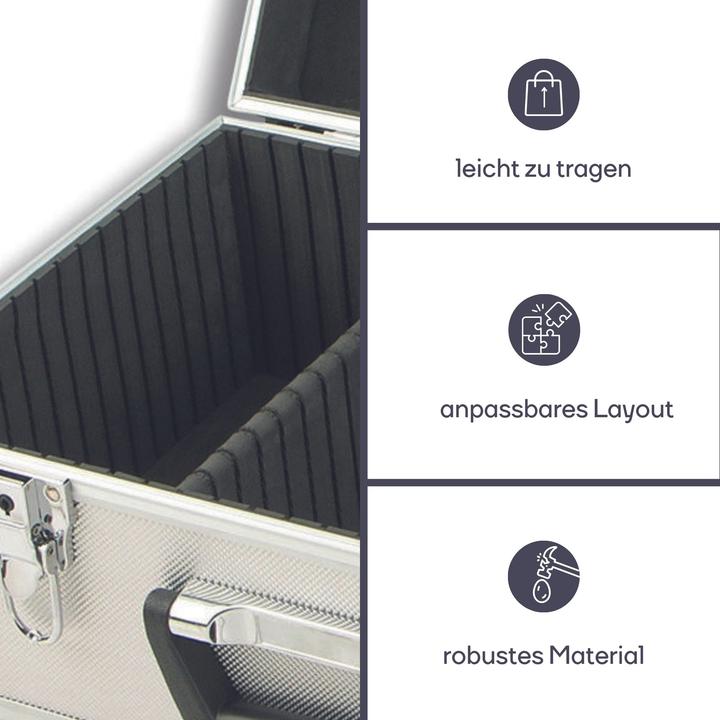 Produktbild Perel CD-KOFFER - 424 x 265 x 173 mm - 19,4 L - 60 CDs