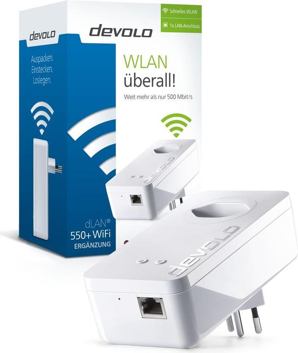 Produktbild Devolo dLAN 550+ WiFi Erweiterung (500 Mbit/s)