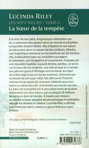 Actual product image Les sept soeurs (French, Lucinda Riley., 2020)