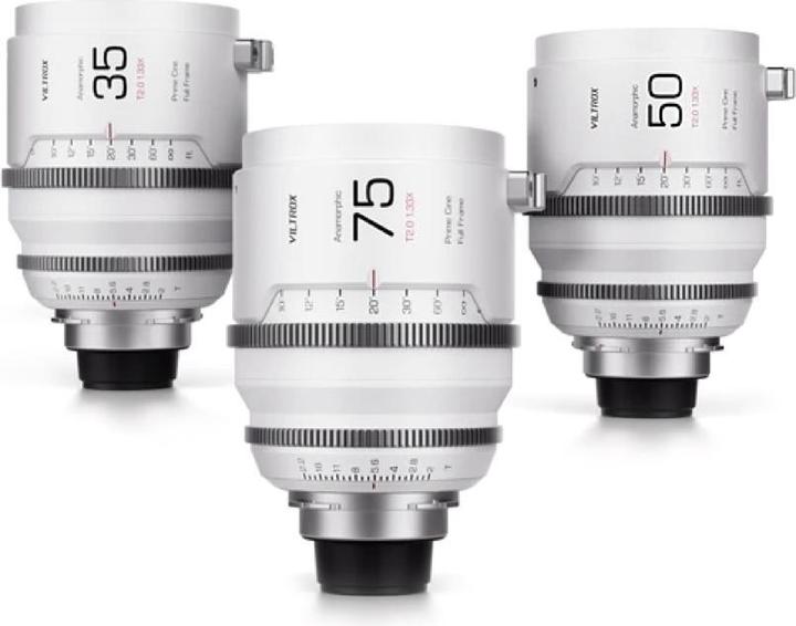 Actual product image Viltrox Anamorphic Lens SET 35/50/75mm T2.0 1.33X PL-Mount (L-Mount, full size)