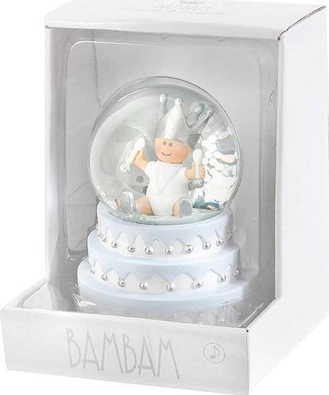 Actual product image Bambam Music Box Snow Globe Boy