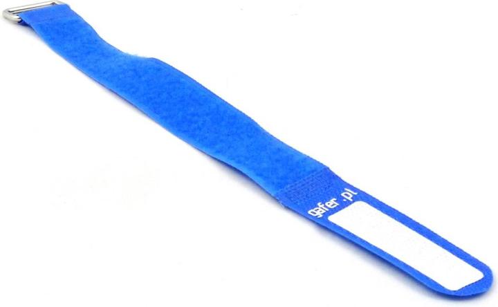 Immagine prodotto Gafer.pl Fascetta Velcro 25x260mm Confezione da 5 blu (Fascette in velcro, 5 pz.)
