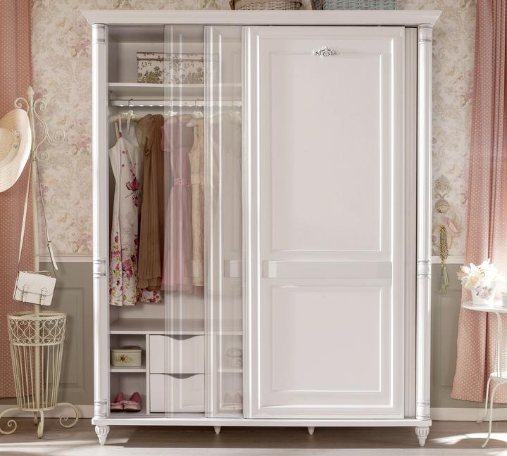 Immagine prodotto Cilek Armadio romantico con porte scorrevoli (170 cm)