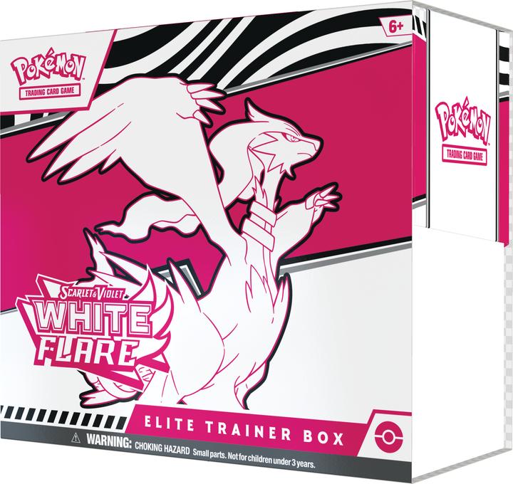Pokémon Scarlet & Violet: White Flare Elite Trainer Box (English, Elite / Top Trainer Box)