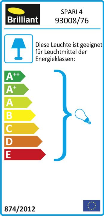 Etichetta energetica Brilliant Spari (E27, E14)
