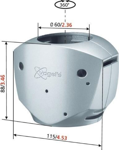 Produktbild Vogels Professional PFA 9030 - Montagekomponente (Dreh-/Schwenkeinheit)