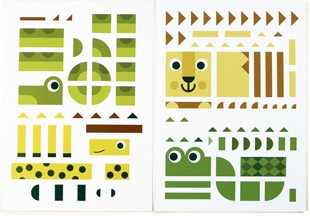 Image du produit Maildor Pochette créative, Tangram d'animaux - Multicolore